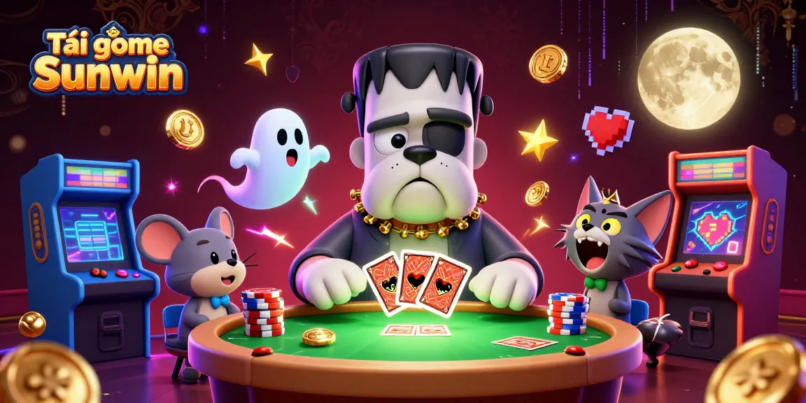 Engage in thrilling gameplay with Tải game Sunwin, featuring a vibrant casino scene with colorful elements.
